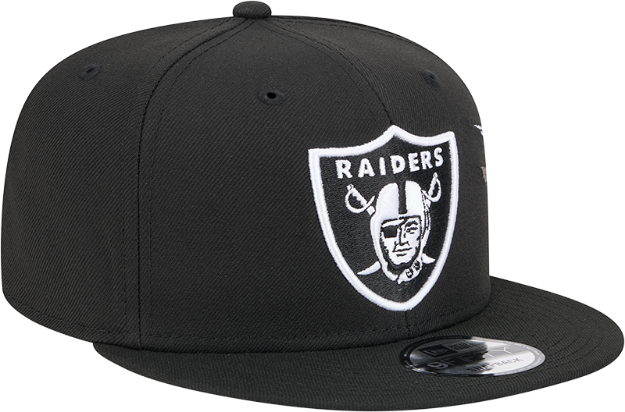 Men's Las Vegas Raiders New Era Black City Art 9FIFTY Snapback Hat