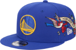 Men's Golden State Warriors New Era Royal Injection City Art 9FIFTY Snapback Hat