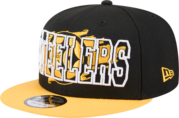 Men's New Era Pittsburgh Steelers Splatter 950 Snapback Hat