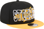 Men's New Era Pittsburgh Steelers Splatter 950 Snapback Hat