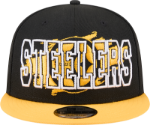 Men's New Era Pittsburgh Steelers Splatter 950 Snapback Hat