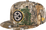 New Era Men's Realtree Camo Pittsburgh Steelers Active 9FIFTY Snapback Hat