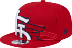 St. Louis Cardinals New Era Team Shadow 9FIFTY Snapback Hat - Red