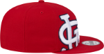 St. Louis Cardinals New Era Team Shadow 9FIFTY Snapback Hat - Red