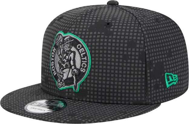 Boston Celtics New Era Midnight Ink Pop Outline 9FIFTY Snapback Hat - Black