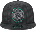 Boston Celtics New Era Midnight Ink Pop Outline 9FIFTY Snapback Hat - Black