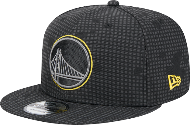 Golden State Warriors New Era Midnight Ink Pop Outline 9FIFTY Snapback Hat - Black