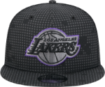 Los Angeles Lakers New Era Midnight Ink Pop Outline 9FIFTY Snapback Hat - Black