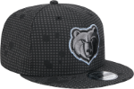 Memphis Grizzlies New Era Midnight Ink Pop Outline 9FIFTY Snapback Hat - Black