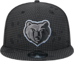 Memphis Grizzlies New Era Midnight Ink Pop Outline 9FIFTY Snapback Hat - Black