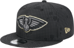 Men's New Orleans Pelicans New Era Black Midnight Ink Pop Outline 9FIFTY Snapback Hat