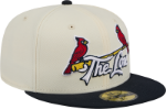 New Era St Louis Cardinals White/Black "The Lou" Men's Fitted Hat