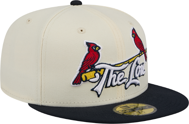 New Era St Louis Cardinals White/Black "The Lou" Men's Fitted Hat