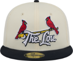 New Era St Louis Cardinals White/Black "The Lou" Men's Fitted Hat