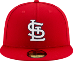 Men's St. Louis Cardinals New Era Red On-Field Authentic Collection 59FIFTY Fitted Hat