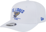 New Era St. Louis Blues NHL 9SEVENTY Team Arch Adjustable Hat - White