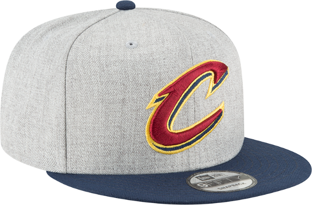 Cleveland Cavaliers NBA New Era 950 Snapback Hat Heather Navy