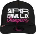 Men's New Era Black Philadelphia Eagles Super Bowl LIX Champions Parade A-Frame 9FIFTY Snapback Hat