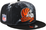 Men's New Era Cincinnati Bengals 2022 Sideline 9FIFTY Ink Dye Snapback Hat