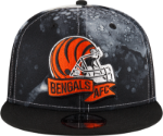 Men's New Era Cincinnati Bengals 2022 Sideline 9FIFTY Ink Dye Snapback Hat