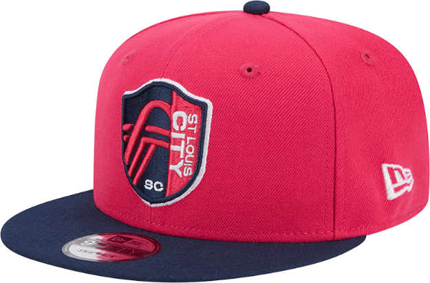 Men's St. Louis City SC New Era Red 2025 Kickoff 59FIFTY Fitted Hat