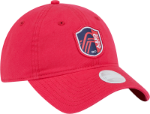 New Era St Louis City SC Red Evergreen Glitter 9TWENTY Womens Adjustable Hat $27.99