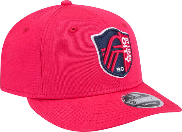 New Era St Louis City SC Team Color Evergreen LP 9FIFTY Adjustable Hat - Red