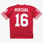 Men's Joe Montana Scarlet San Francisco 49ers Authentic Jersey