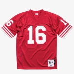 Men's Joe Montana Scarlet San Francisco 49ers Authentic Jersey